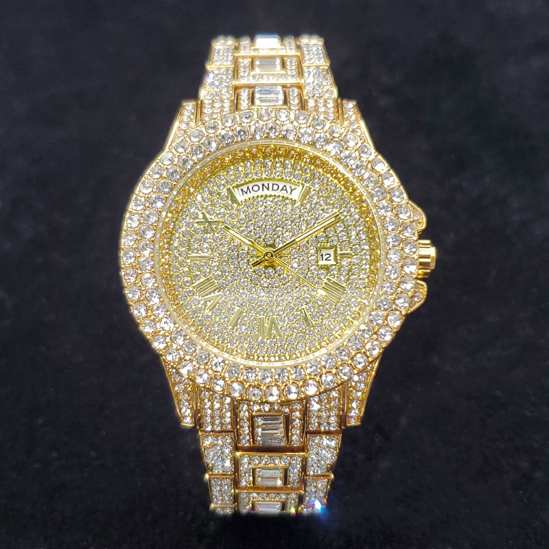 Luxury Watch Iceberg - Luxuriöse Diamant-Uhr für Herren, Modische Bling