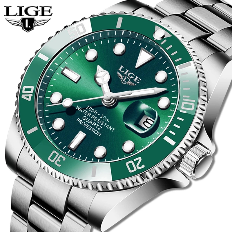 Luxury Watch Magazine - LIGE Top Marke Luxus Mode Taucher