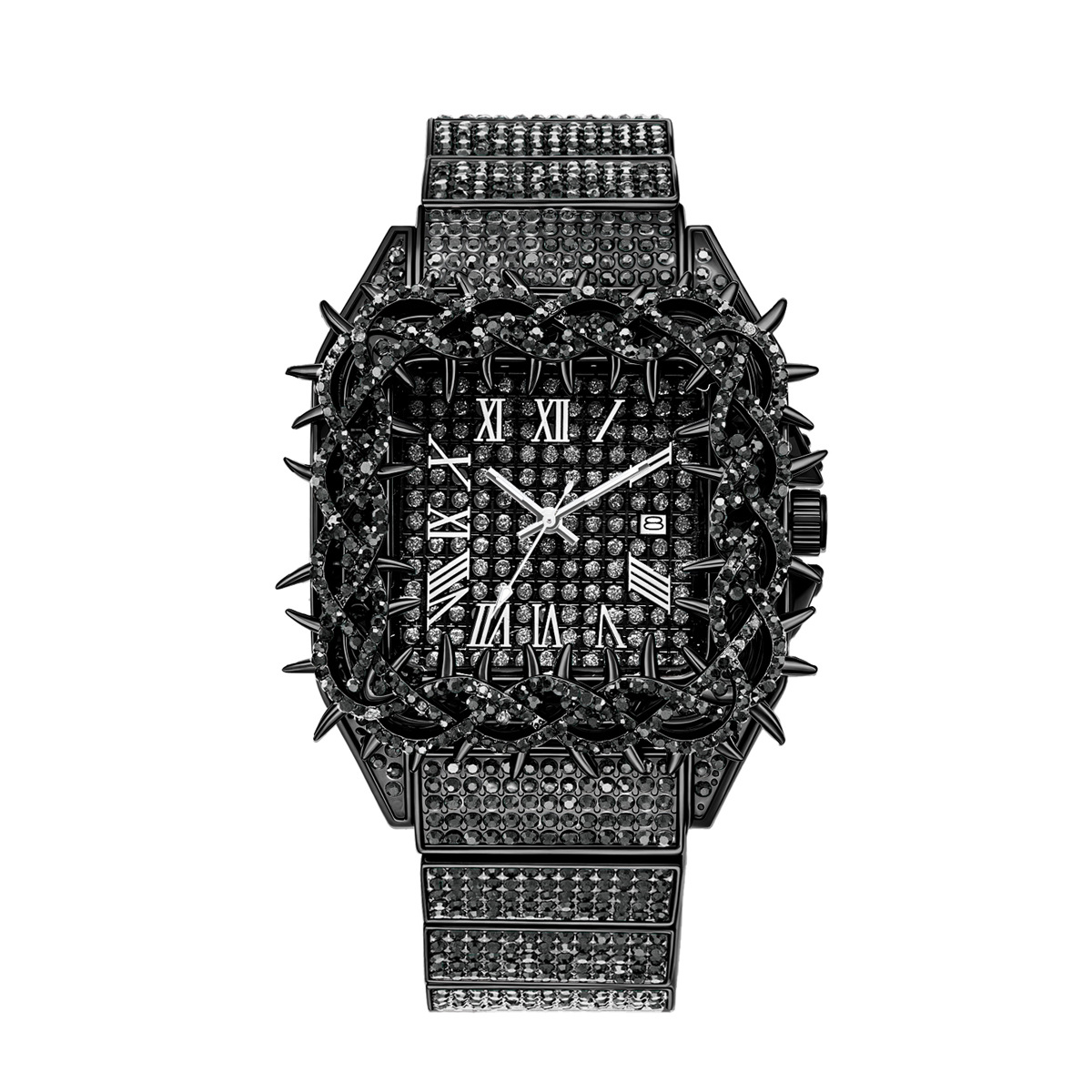 Iced Out Quadratische Herren-Q – Luxury Watch Iceberg Bewertung und Preis