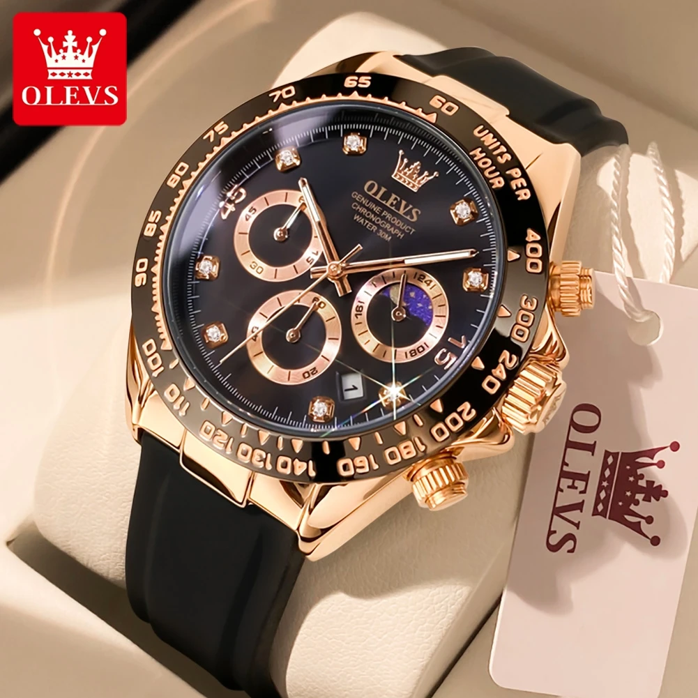 OLEVS 2875 Herrenuhren Chronog – Luxury Watch Magazine Bewertung und Preis